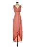 Express 100% Polyester Orange Pink Casual Dress Size XS - photo 1