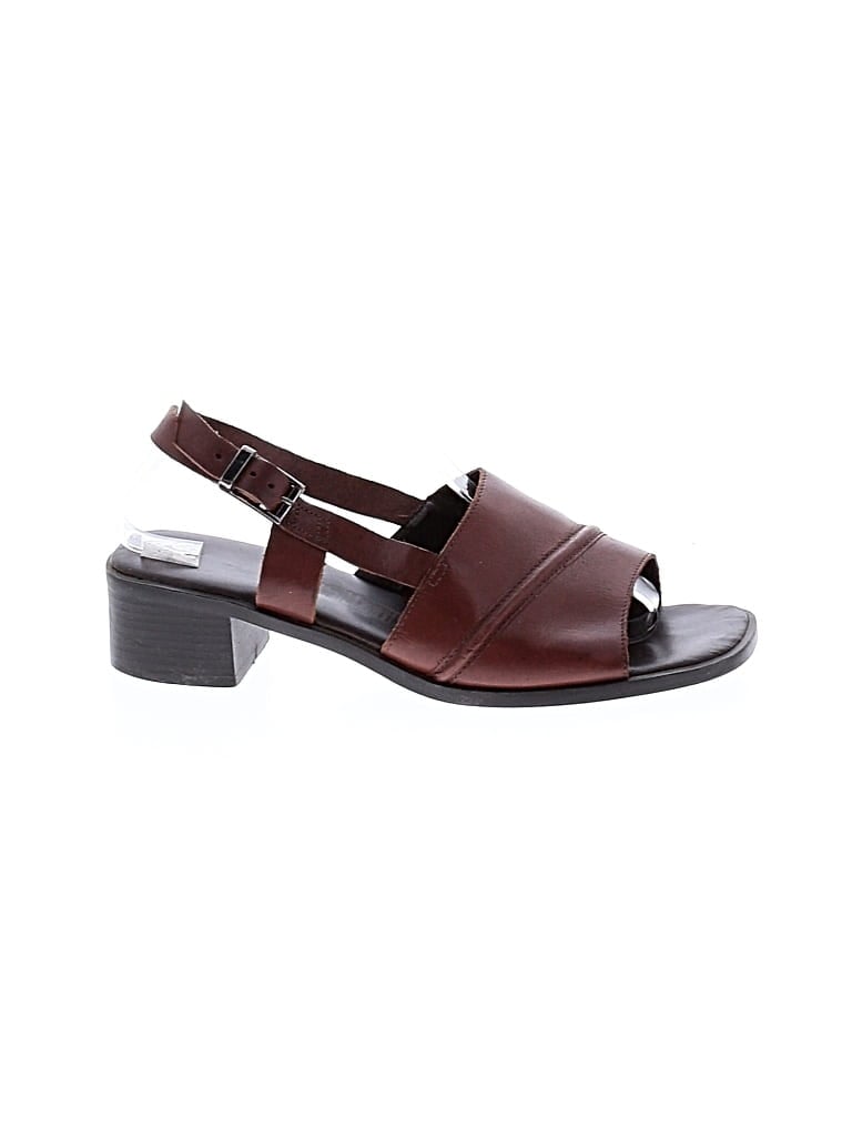 Pre-owned Assorted Brands Sandals In Brown