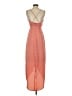 Express 100% Polyester Orange Pink Casual Dress Size XS - photo 2