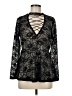 Torrid Black Long Sleeve Blouse Size Med Plus (00) - photo 1