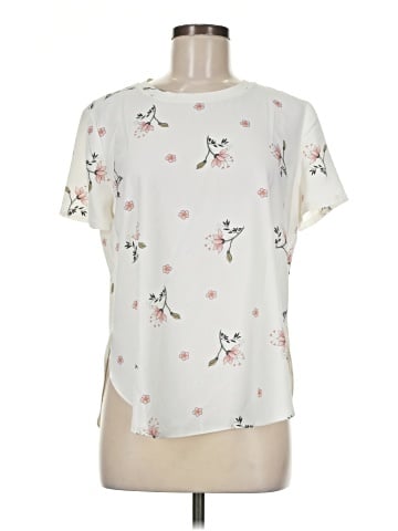 Ann Taylor LOFT Outlet Short Sleeve Blouse (view 1)