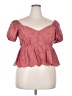 Arula Pink Short Sleeve Blouse Size 18 - photo 1
