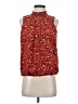 THML 100% Polyester Red Sleeveless Blouse Size S - photo 1