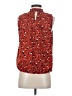 THML 100% Polyester Red Sleeveless Blouse Size S - photo 2