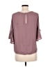 Lush 100% Polyester Burgundy 3/4 Sleeve Top Size M - photo 2
