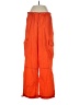 Future Collective 100% Nylon Orange Cargo Pants Size XXS - photo 1