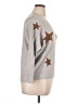 Aaeda Stars Gray Pullover Sweater Size XL - photo 4