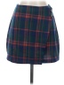 SO Plaid Blue Casual Skirt Size S - photo 1