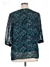 Cj Banks 100% Polyester Teal 3/4 Sleeve Blouse Size 1X - photo 2