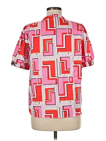 Karl Lagerfeld Paris Short Sleeve Blouse (view 2)