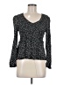 Urban Romantics 100% Rayon Black Long Sleeve Top Size M - photo 1