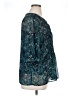 Cj Banks 100% Polyester Teal 3/4 Sleeve Blouse Size 1X - photo 4