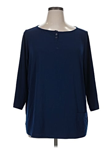 Joan Rivers 3/4 Sleeve Top (view 1)