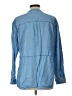 Athleta 100% Tencel Blue Long Sleeve Blouse Size 12 - photo 2