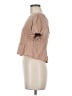 Urban Romantics 100% Rayon Tan Short Sleeve Top Size M - photo 5