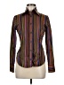 ETRO Stripes Brown Long Sleeve Blouse Size EU (IT) 42 / US 6 - photo 1