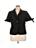 Kasper Black Short Sleeve Blouse Size 16 - photo 1
