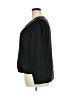 Remade 100% Polyester Black 3/4 Sleeve Blouse Size 2X - photo 5