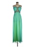City Studio 100% Polyester Green Cocktail Dress Size 7 - photo 1