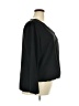Remade 100% Polyester Black 3/4 Sleeve Blouse Size 2X - photo 4