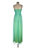 City Studio 100% Polyester Green Cocktail Dress Size 7 - photo 2