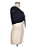 Unbranded Black Blue Short Sleeve Top Size L - photo 4
