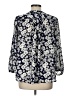 Collective Concepts 100% Polyester Blue 3/4 Sleeve Blouse Size L - photo 2
