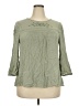 Torrid 100% Rayon Green 3/4 Sleeve Blouse Size 2X Plus (2) - photo 1