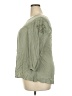 Torrid 100% Rayon Green 3/4 Sleeve Blouse Size 2X Plus (2) - photo 5
