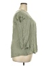 Torrid 100% Rayon Green 3/4 Sleeve Blouse Size 2X Plus (2) - photo 4