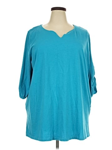 Woman Within 3/4 Sleeve T-Shirt (view 1)