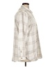 Jachs Girlfriend Plaid Ivory Long Sleeve Button-Down Shirt Size XL - photo 4