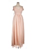 Unbranded 100% Polyester Tan Ivory Casual Dress Size 14 - photo 1