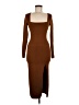 Open Edit Brown Casual Dress Size M (estimated) - photo 1