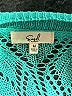 Easel 100% Polyester Teal Long Sleeve Top Size M - photo 7
