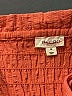 Pilcro 100% Baumwolle Solid Orange Romper Size M - photo 4