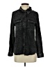 Talula 100% Rayon Tweed Black Gray Long Sleeve Blouse Size S - photo 1