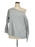 Unbranded 100% Polyester Gray 3/4 Sleeve Top Size 3X - photo 1