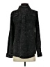 Talula 100% Rayon Tweed Black Gray Long Sleeve Blouse Size S - photo 2