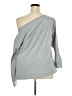 Unbranded 100% Polyester Gray 3/4 Sleeve Top Size 3X - photo 2