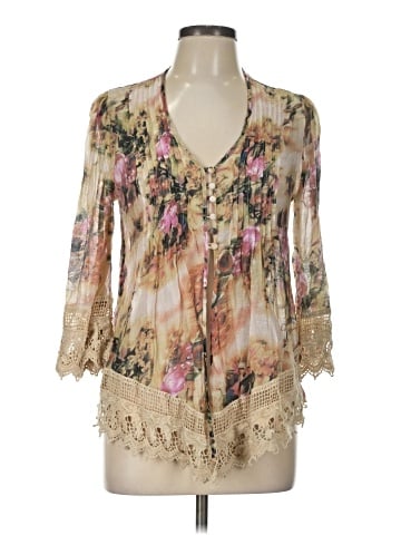 Adiva 3/4 Sleeve Blouse (view 1)
