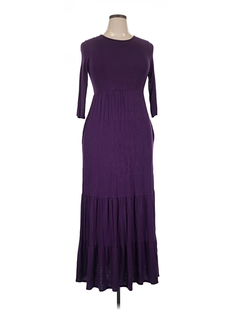 Pre-owned Beeson River Casual Dress In Purple