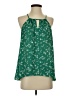 Eclair 100% Polyester Green Sleeveless Blouse Size S - photo 1
