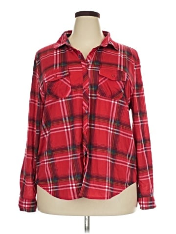 Passport Long Sleeve Button-Down Shirt (view 1)