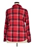 Passport Plaid Red Long Sleeve Button-Down Shirt Size 3X - photo 2