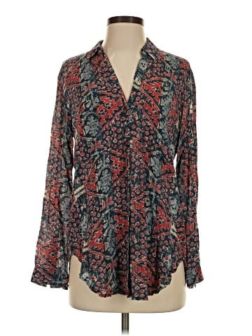 Pilcro Long Sleeve Blouse (view 1)