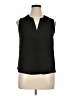 Primark 100% Polyester Black Sleeveless T-Shirt Size 10 - photo 1