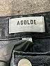 AGOLDE 100% Organic Cotton Black Jeans Size 24 waist - photo 7