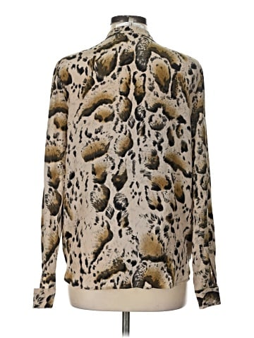 Rory Beca Long Sleeve Silk Top (view 2)