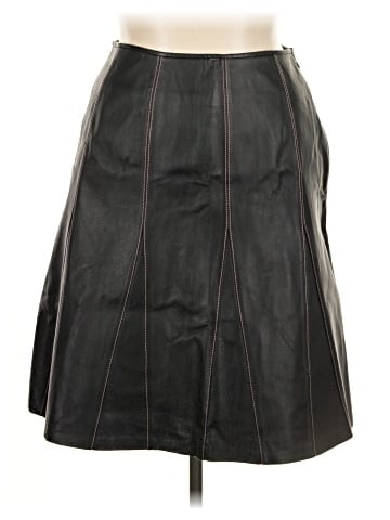 Metrostyle Faux Leather Skirt (view 1)